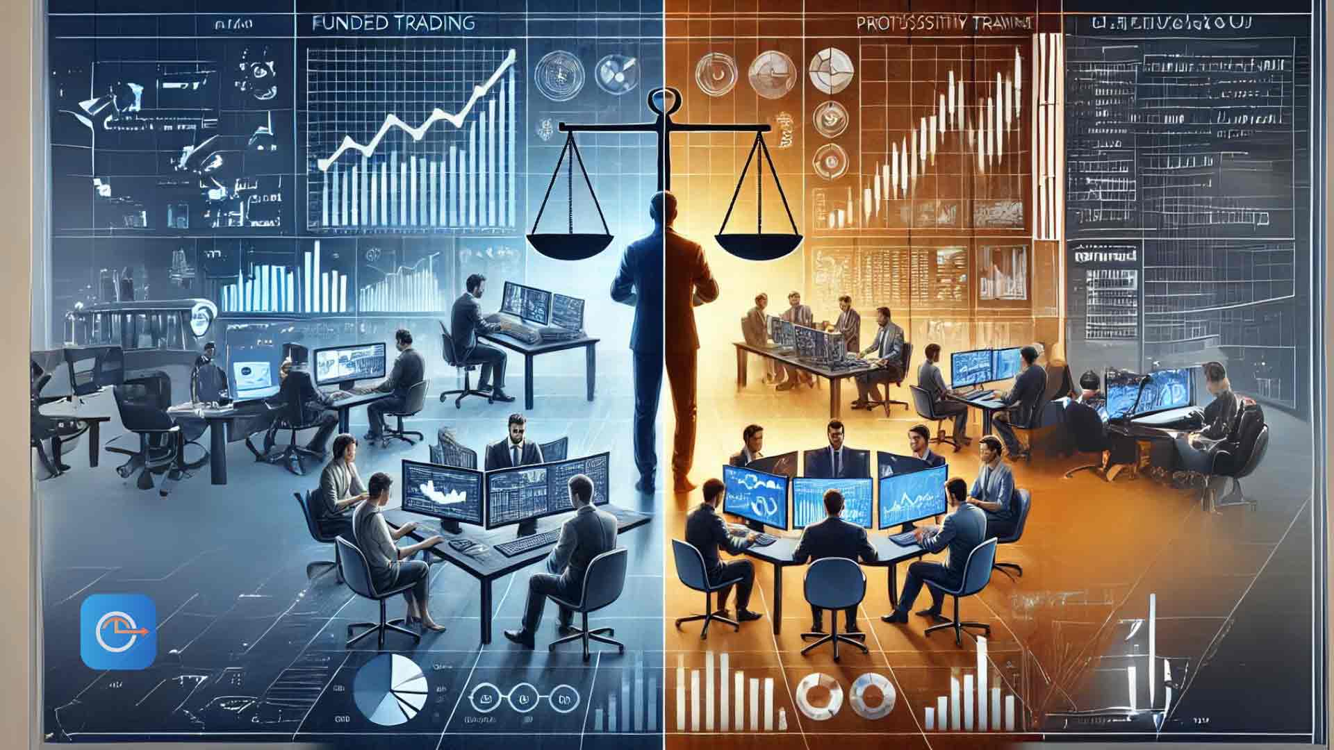 Funded trading vs proprietary trading